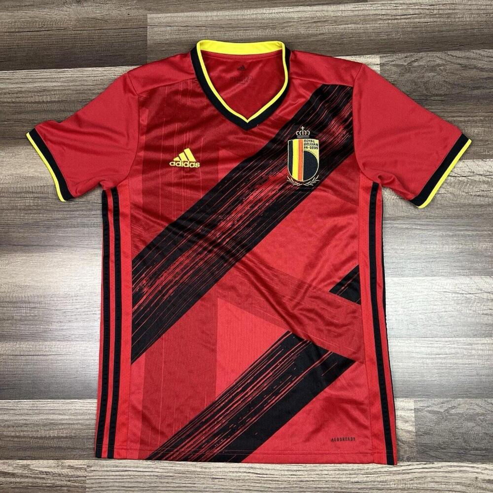 Adidas Belgium National Team Home Jersey Edition Sports Short Sleeve Jersey Sz S